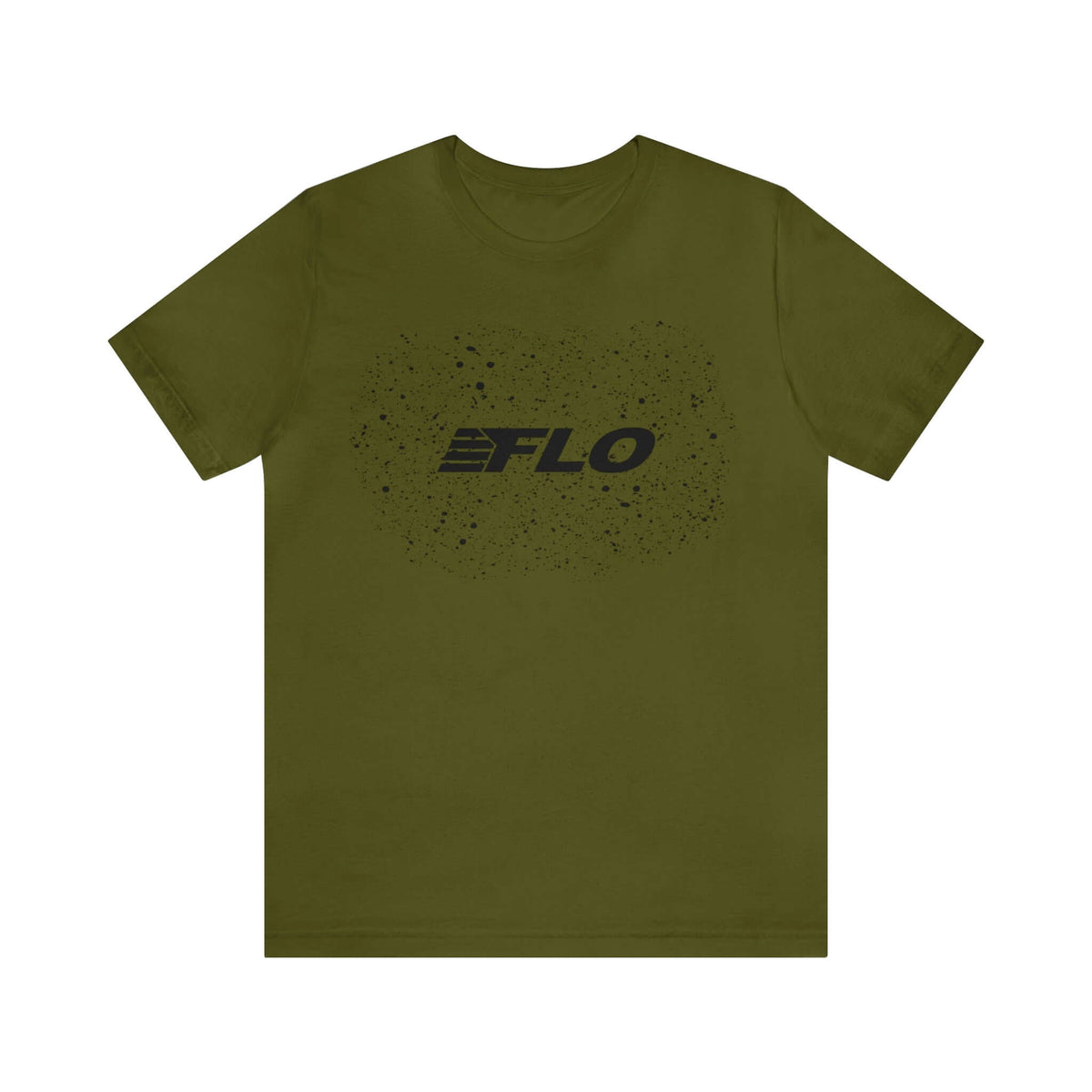 FLO Gravel Splatter T-Shirt Color: Olive