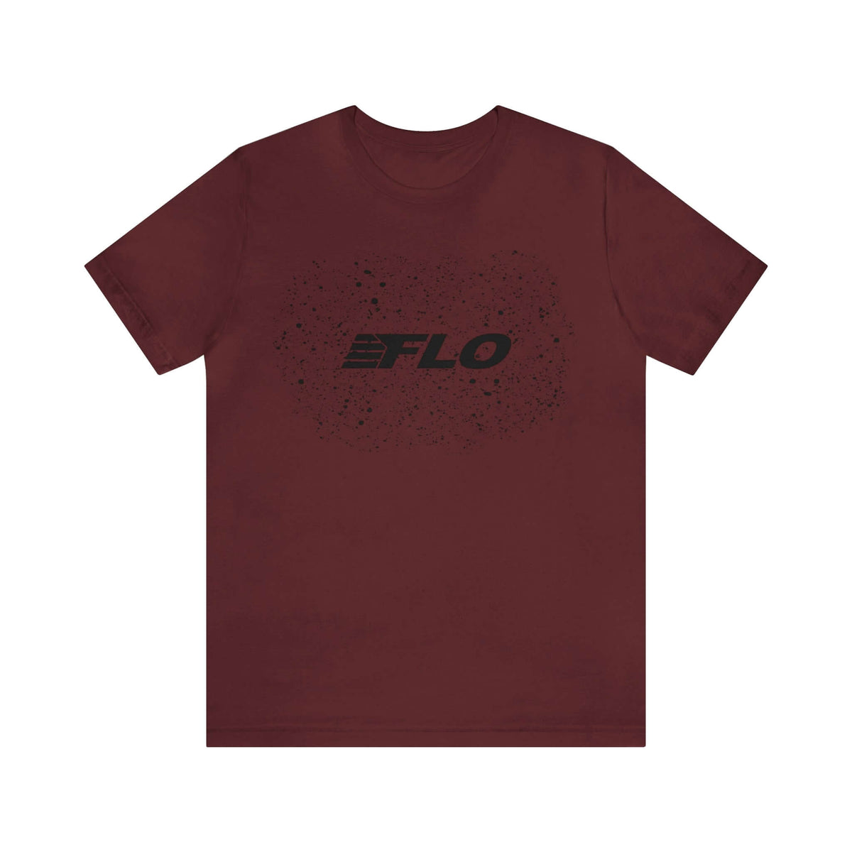 FLO Gravel Splatter T-Shirt Color: Maroon