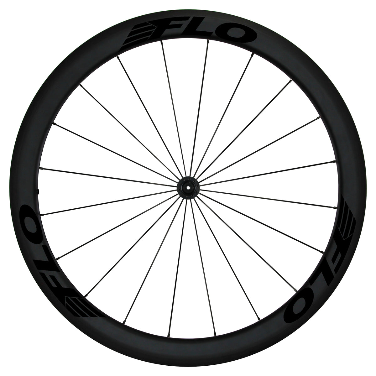 FLO 49 AS Rim w/ Stealth Black Stickers