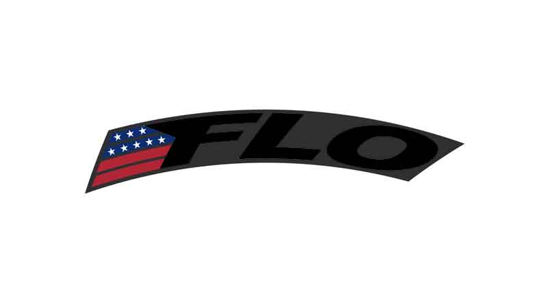 2016-2019 FLO 45 Stickers Color: Stealth USA