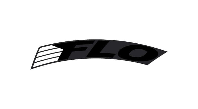 2016-2019 FLO 45 Stickers Color: Stealth White