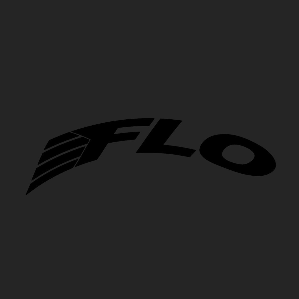FLO 64, 77, DISC, Gravel Sticker Color: Stealth Black