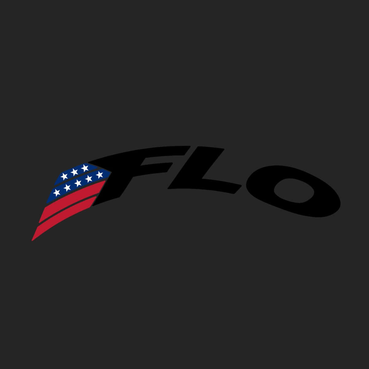 FLO 64, 77, DISC, Gravel Sticker Color: Stealth USA
